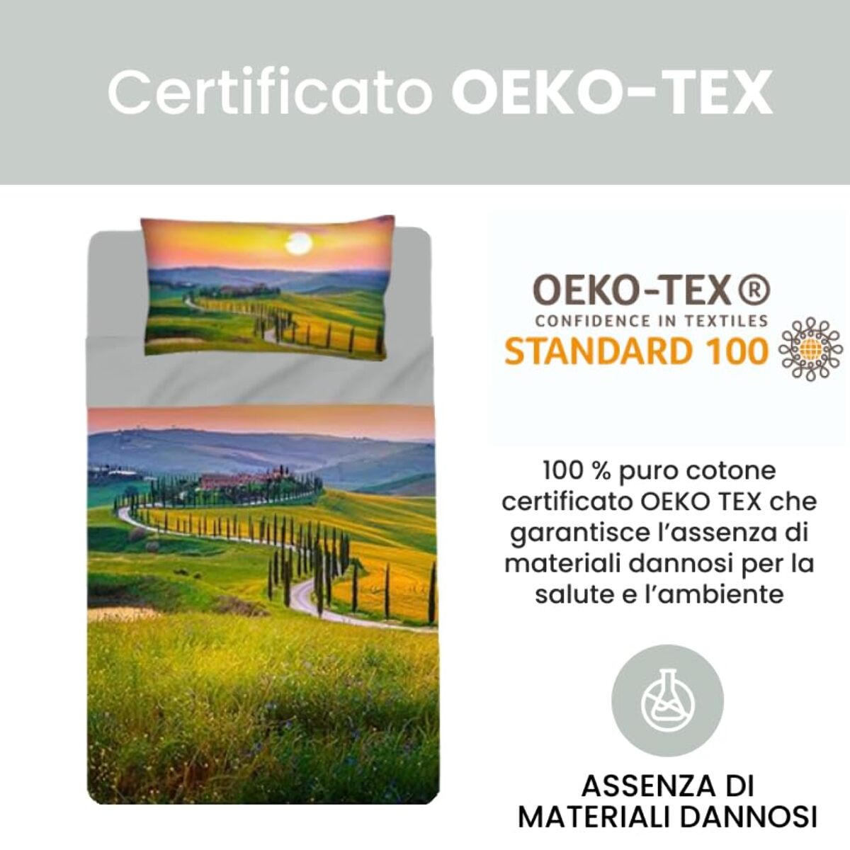 INTRECCI Set Lenzuola Singolo in Cotone, Stampa Alta Qualità, Lenzuolo Sotto + Lenzuolo Sopra + 1 Federa, Comfort, Morbidezza, per Pelli Sensibili, non Stringe in Lavatrice. Fantasia: Spring Dogs