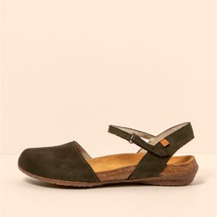 Sandalias N412 NOBUCK LAVADO KAKI / WAKATAUA color Kaki