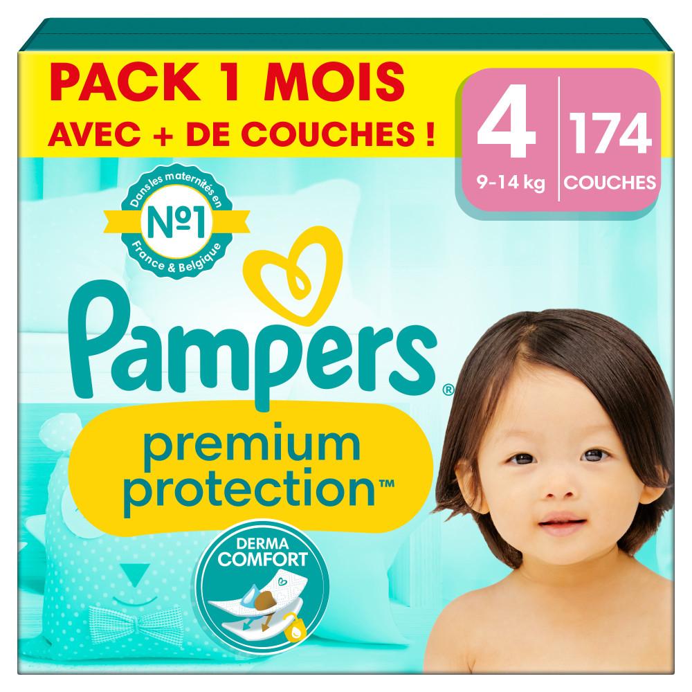 Couches pampers premium protection taille 2 - Pampers - 1 mois | Beebs
