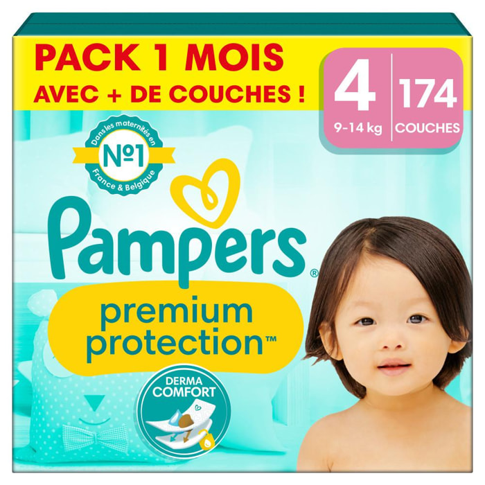 Pampers Couches-Culottes Taille 4 (9-15 kg), Harmonie, 96 Couches