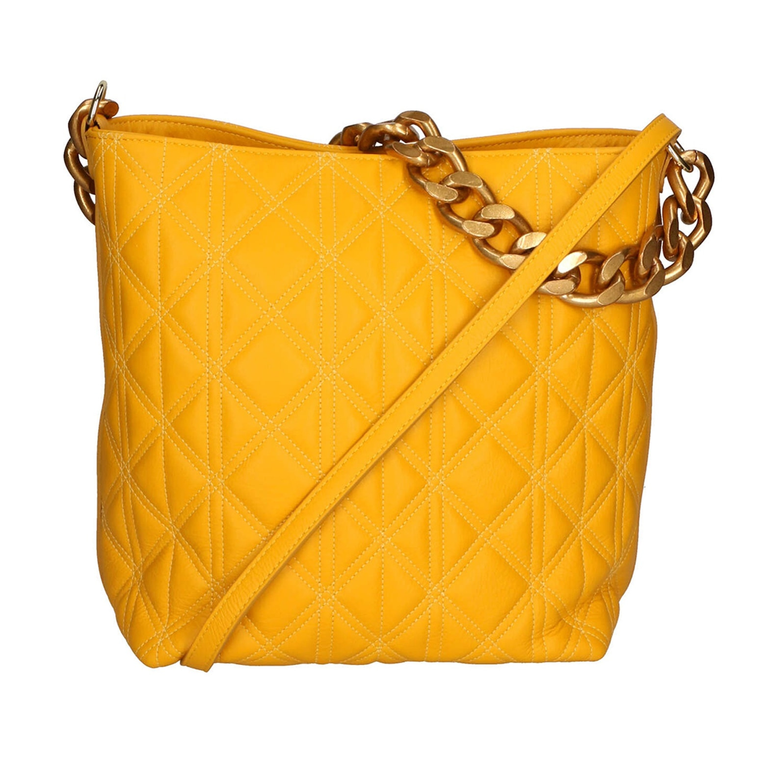 Borsa a spalla da donna - Modello Adra - Vera pelle - 31.0 x 17.0 x 15.5 cm