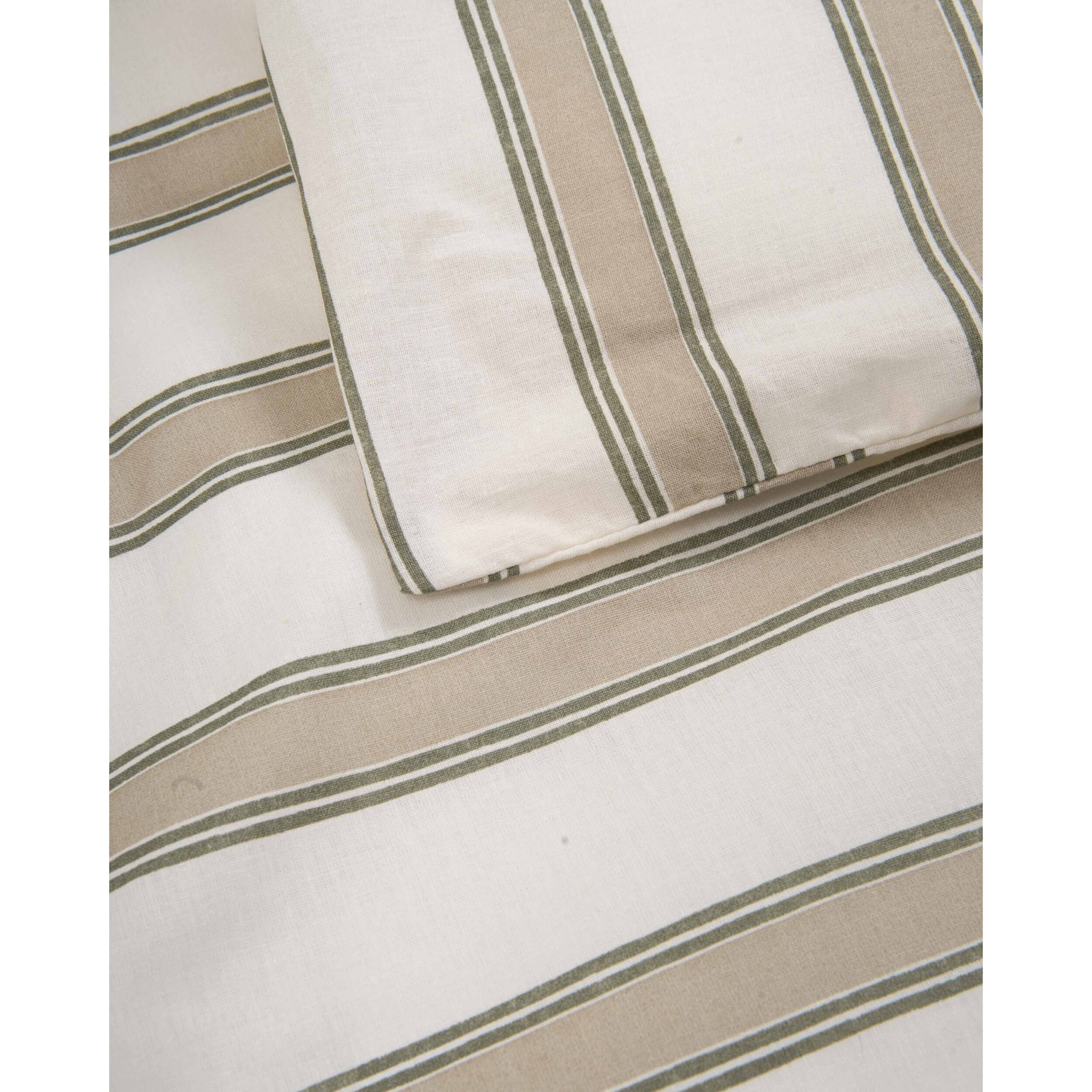 Copripiumino in cotone 100% raya sitges verde secco