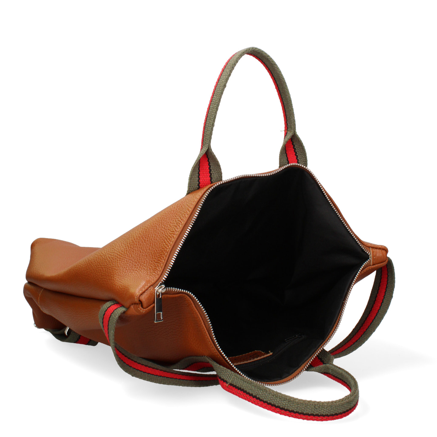 Borsa a mano convertibile in zaino  da donna In Vera pelle Made in Italy 43x38x12 cm