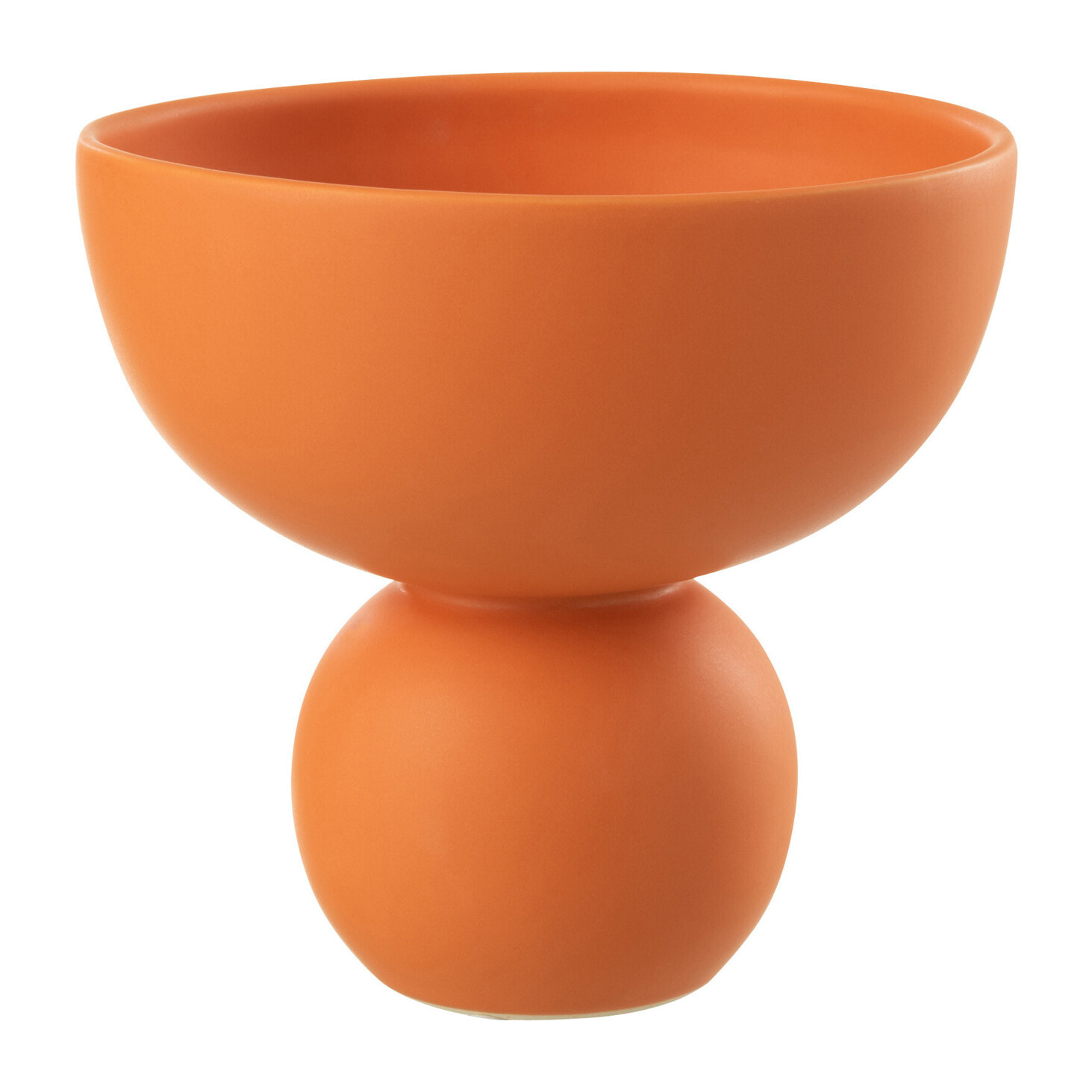 J-Line vase Plateau - porcelaine - terracotta - Ø 20 cm