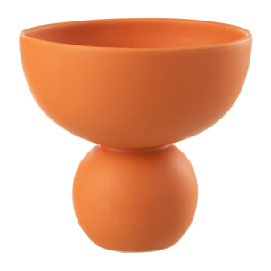 J-Line vase Plateau - porcelaine - terracotta - Ø 20 cm