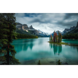 Tableau paysage du Canada, Lac de Banff Toile imprimée