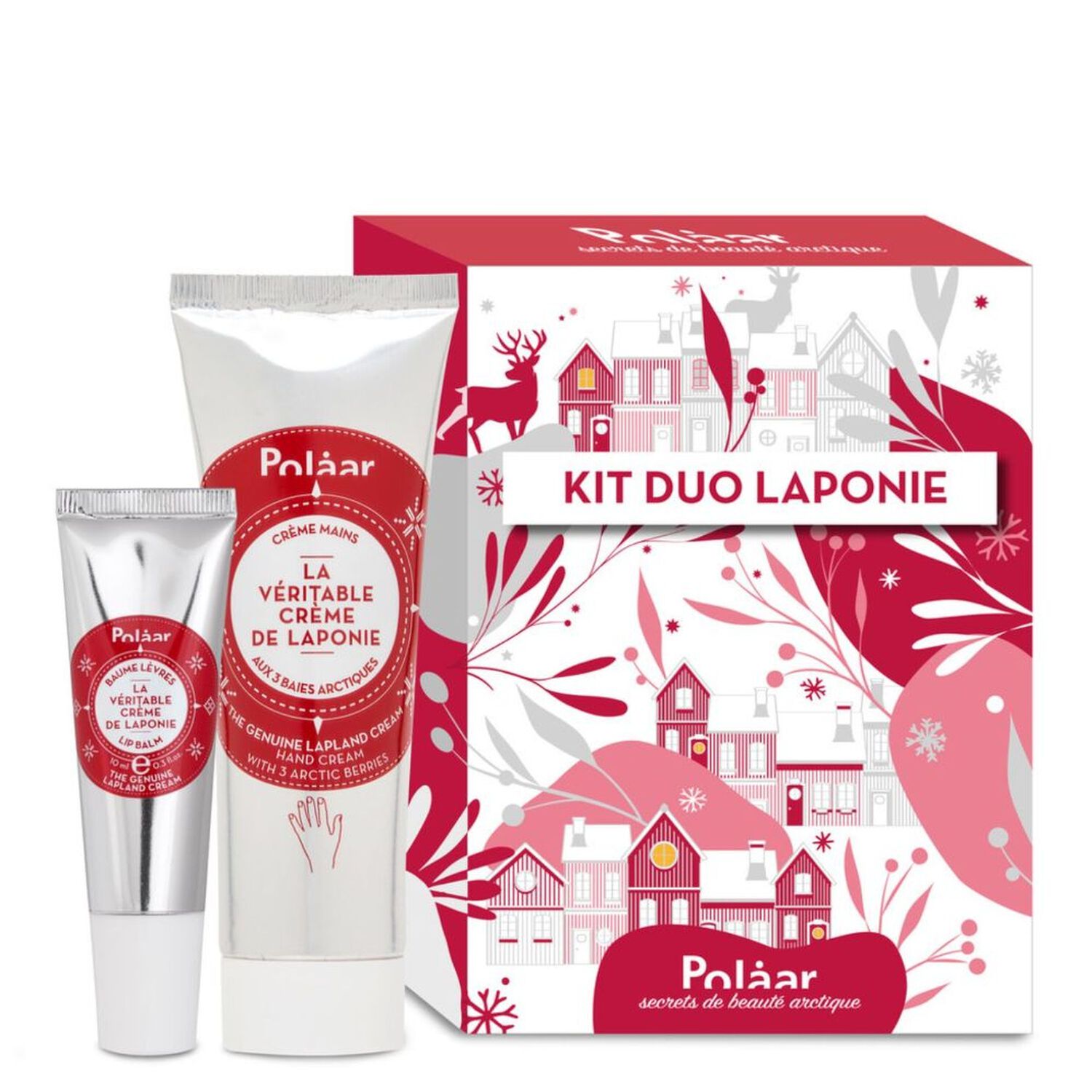 Cracker La Véritable Crème de Laponie - Coffret duo Crème Mains 25ml + Baume Lèvres 10ml