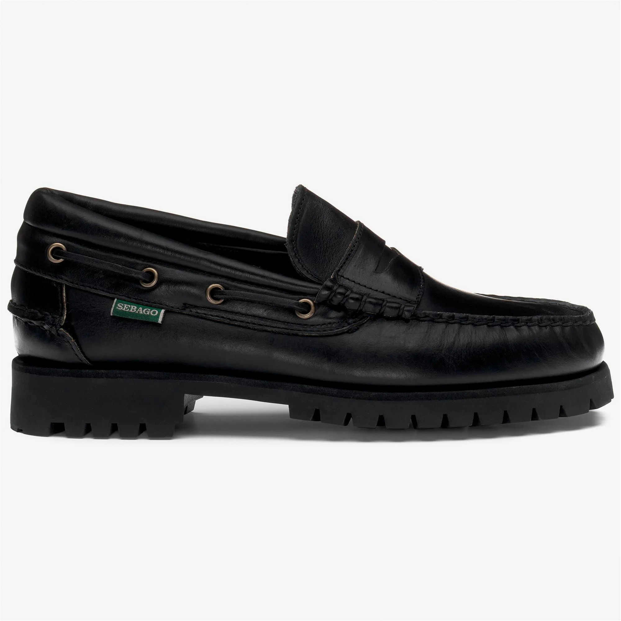 Sebago - Docksides Uomo Nero - Acadia Moccasin