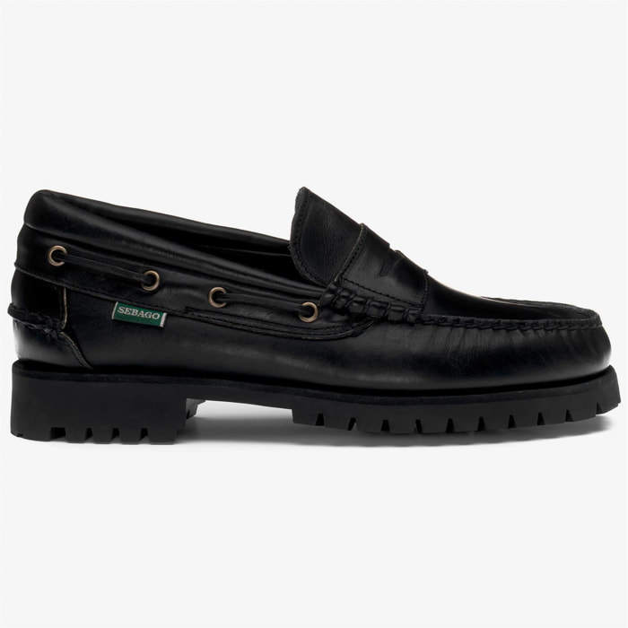 Sebago - Docksides Uomo Nero - Acadia Moccasin