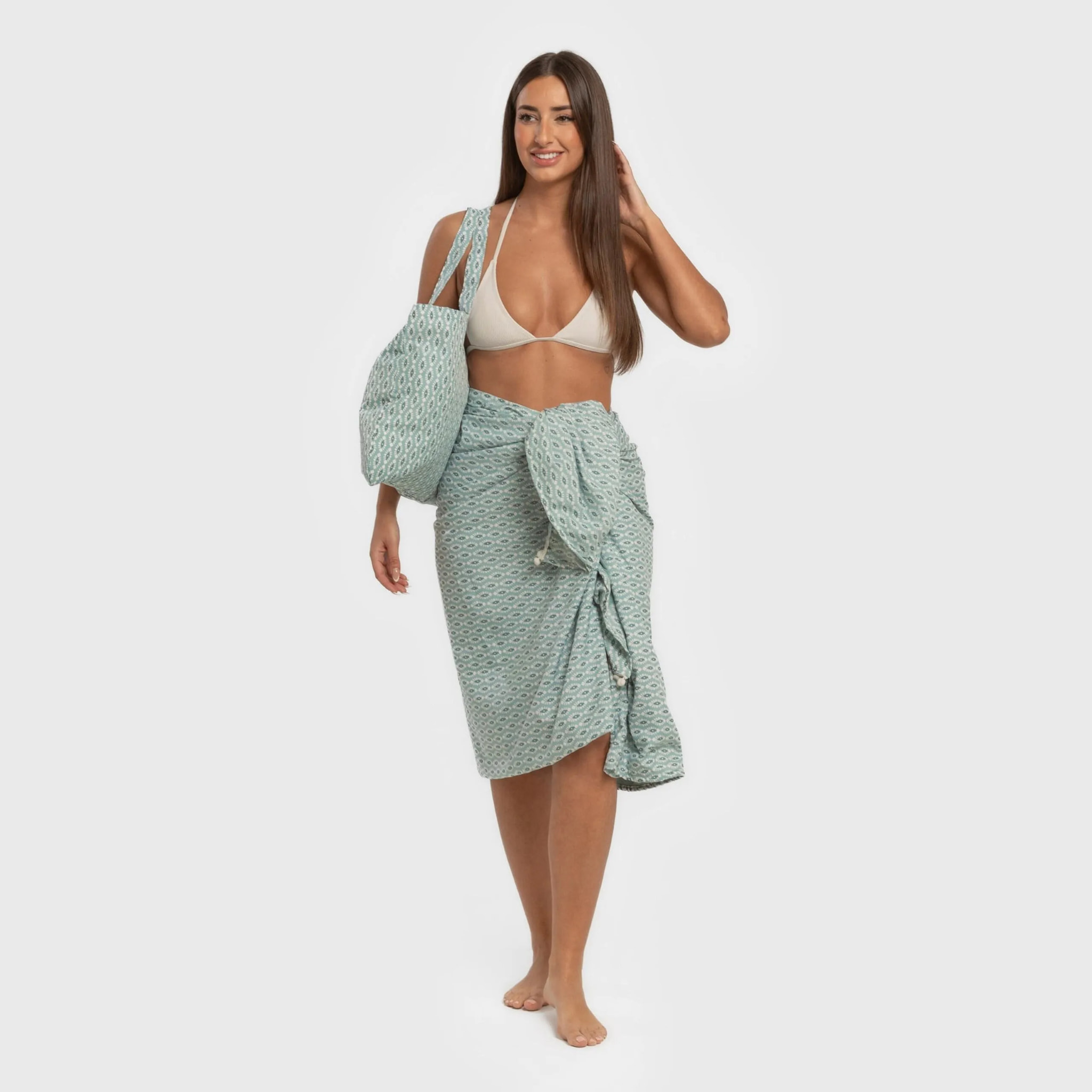 PACK TOALLA PAREO + BOLSO WALIA