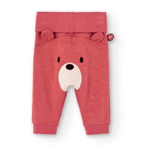 Pantalón felpa flamé de bebé niño -BCI