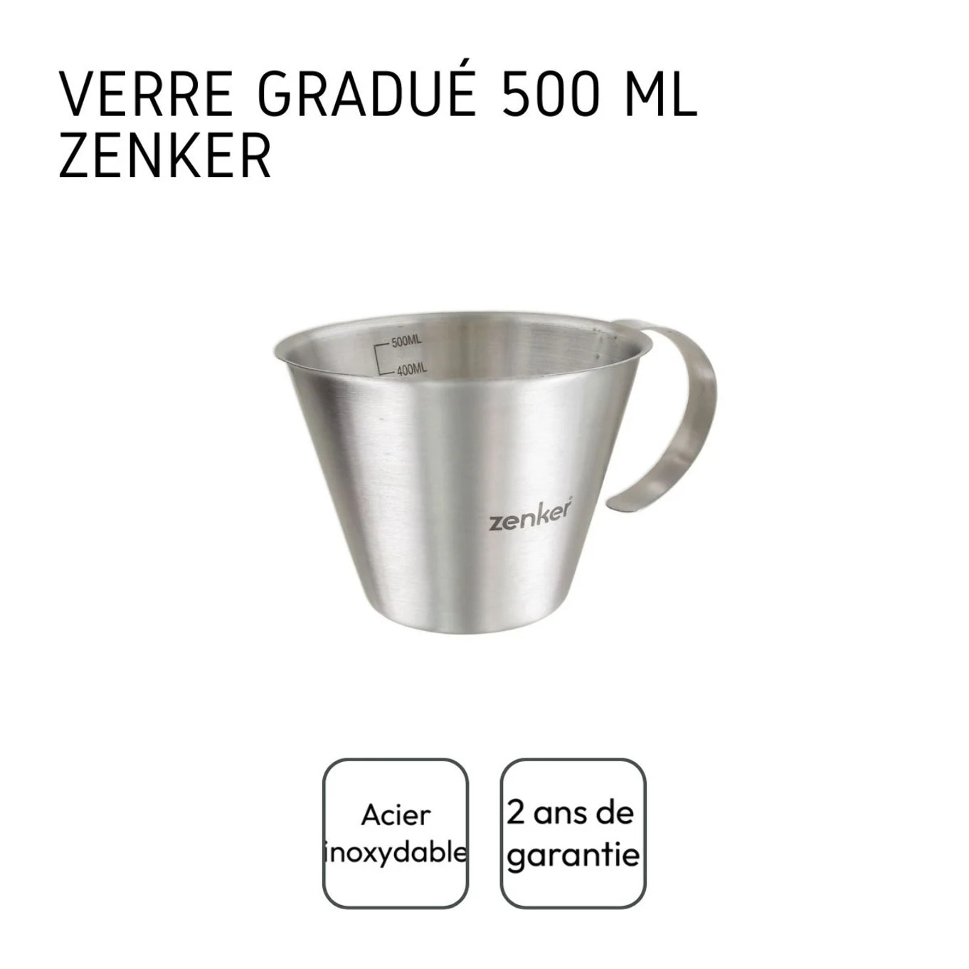 Verre doseur 500 ml Zenker Smart Pastry