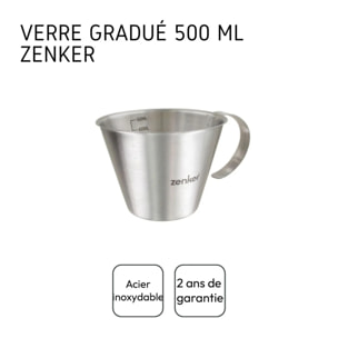 Verre doseur 500 ml Zenker Smart Pastry