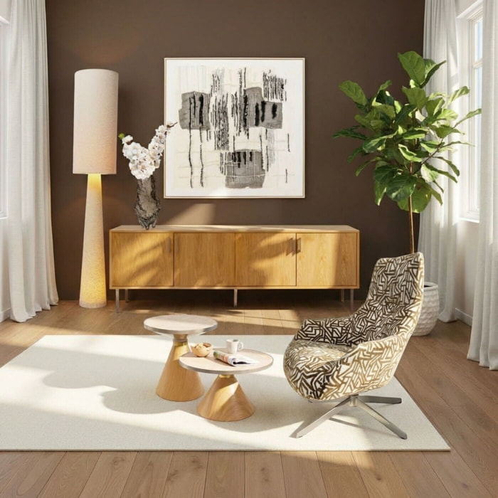 Fauteuil pivotant Mimi Maze Kare Design