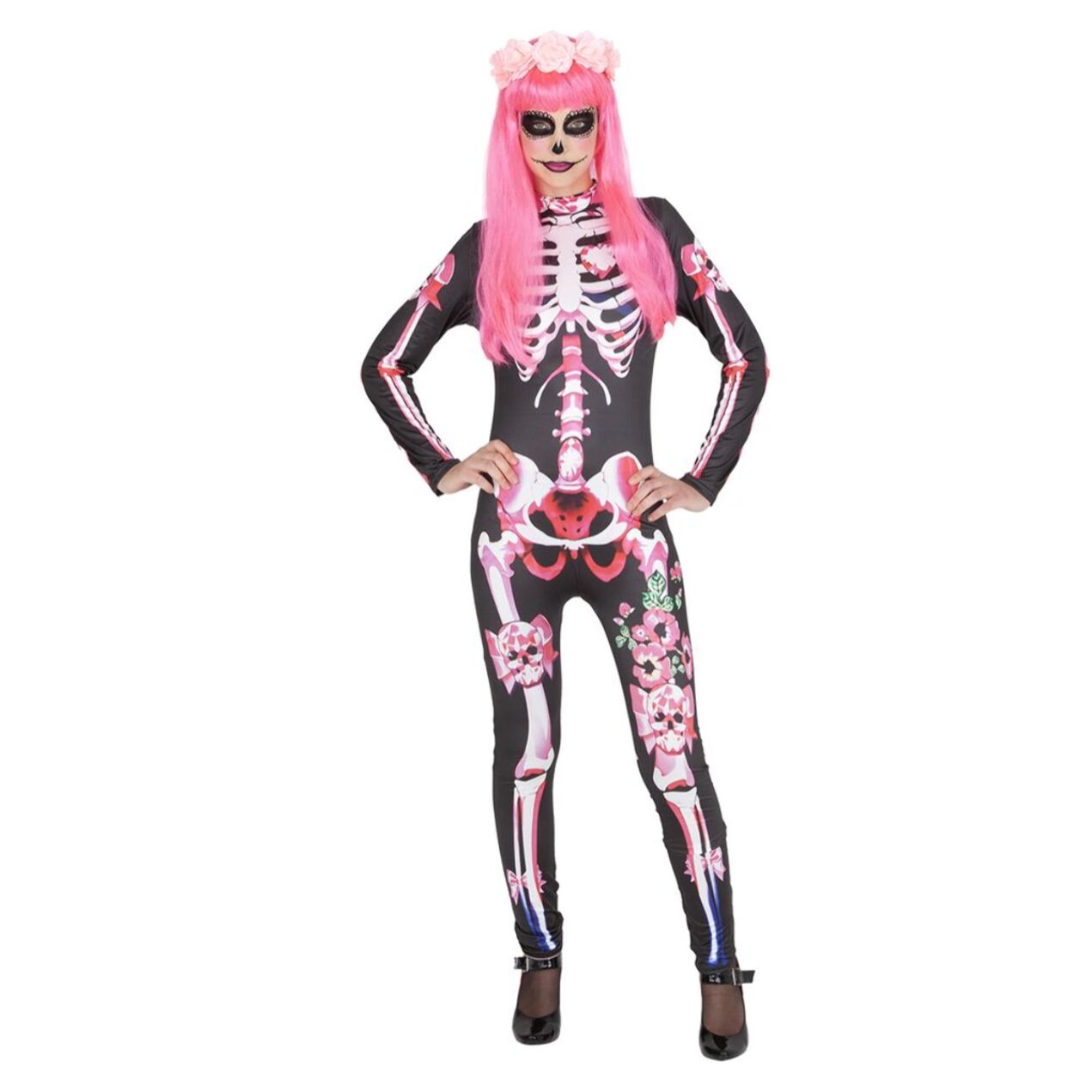 DISFRAZ SKELITA CATRINA ROSIE AD