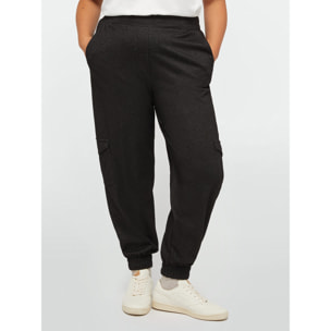 Fiorella Rubino - Pantalones joggers cargo - Negro