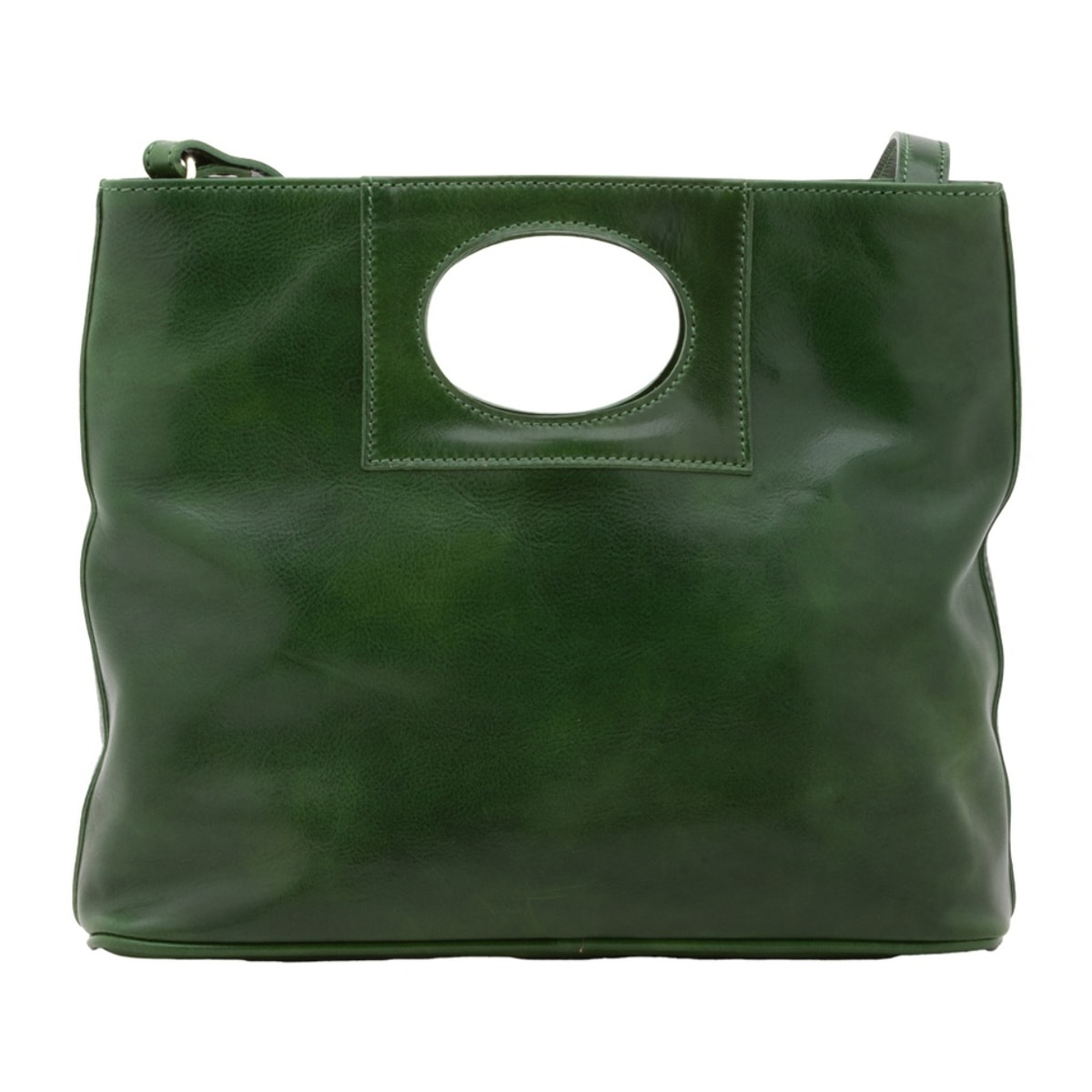 Borsa a tracolla da donna - Modello False - Vera pelle - 28.0 x 33.0 x 10.0 cm