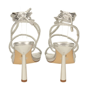 Sandali Donna Tata Italia Argentato