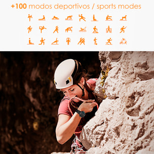 Smartwatch KC91 con llamadas BT, GPS, herramientas de exploración, ChatGPT y + de 100 modos deportivos.