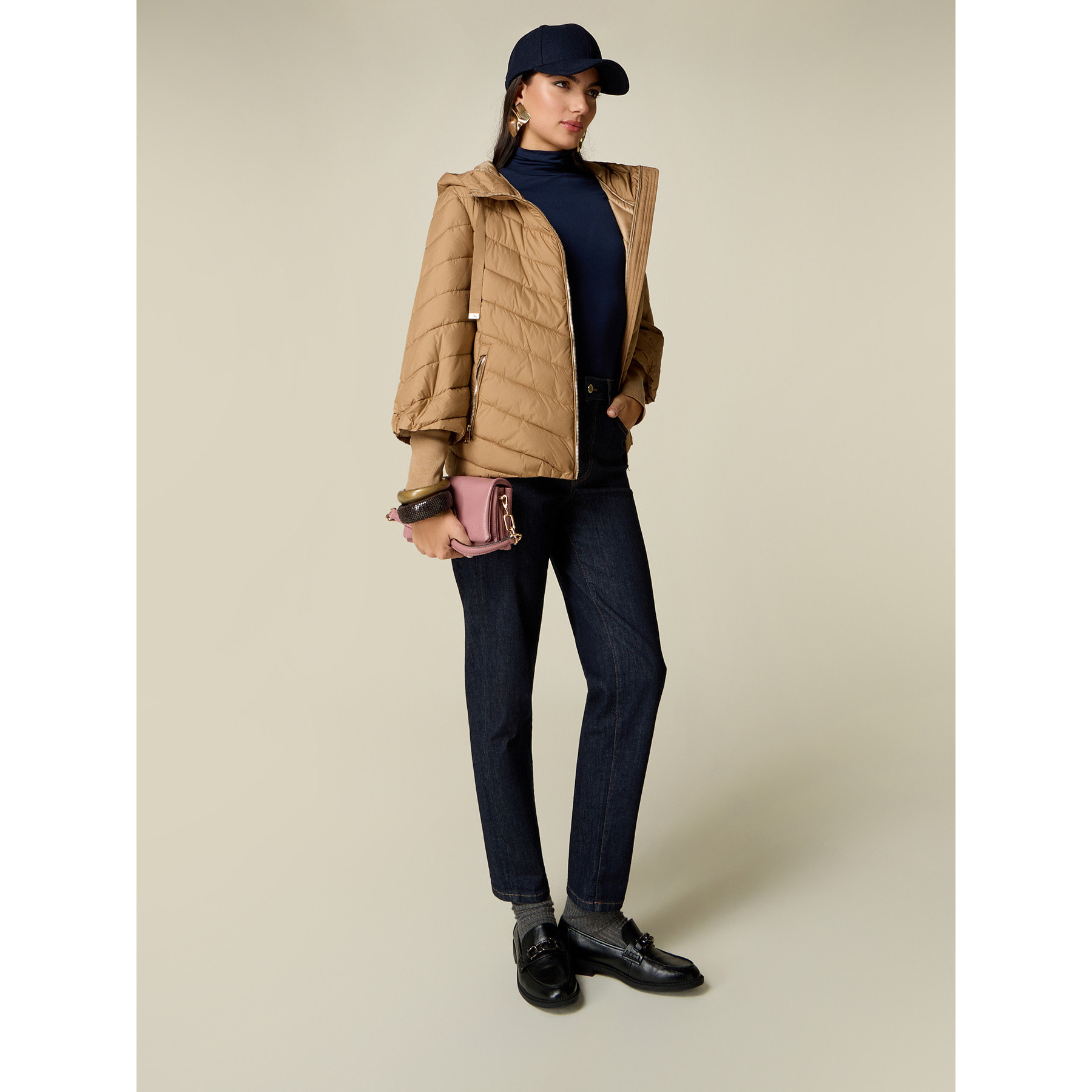 Oltre - Jeans regular in denim rinse - Blu