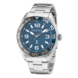 Reloj Nautica NAPFWS307 Hombre Analogico Cuarzo con Correa de Acero inoxidable