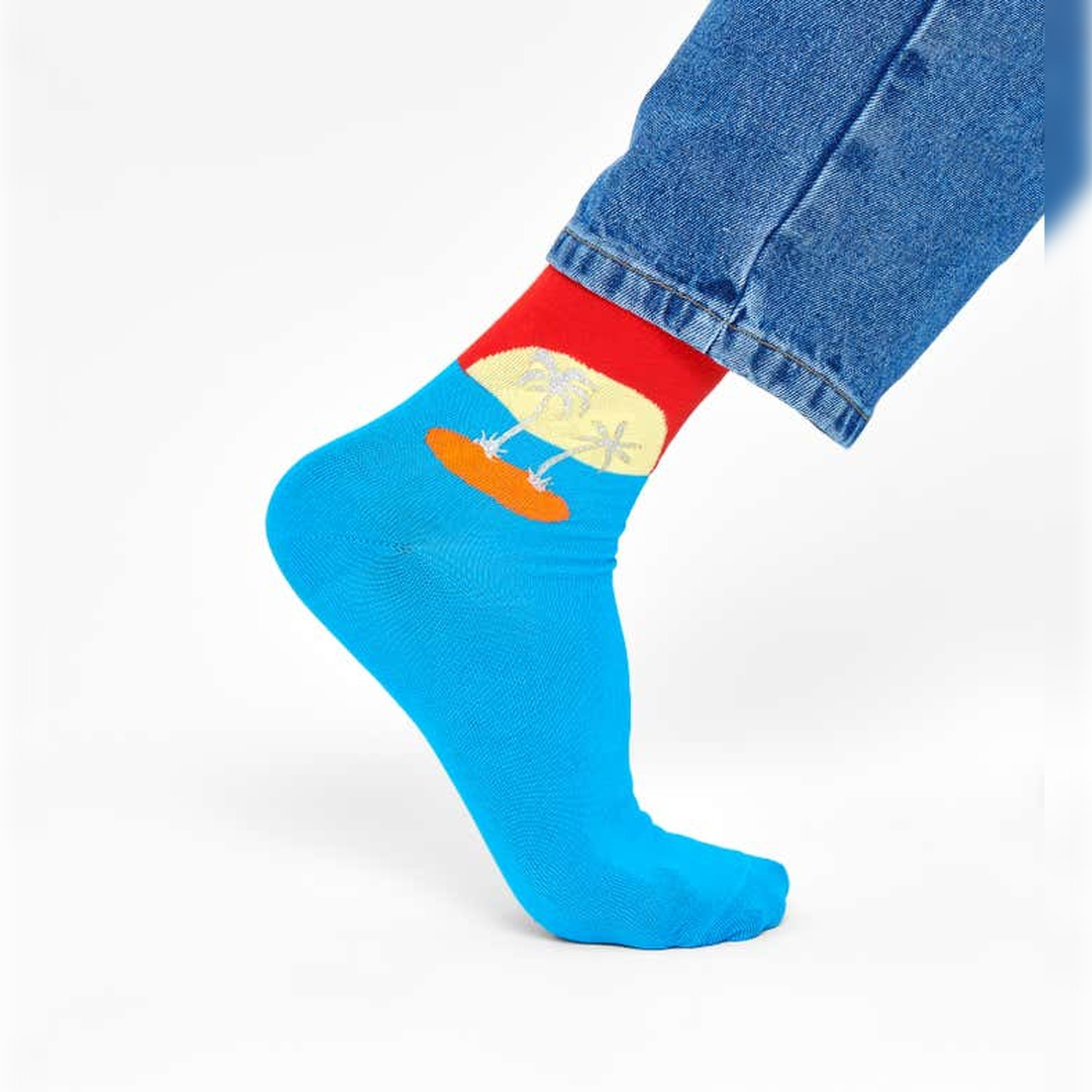 Calcetines meet me at sunset 1/2 crew