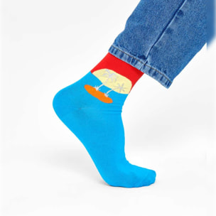 Calcetines meet me at sunset 1/2 crew