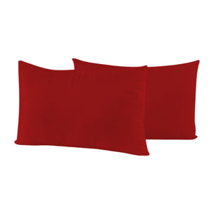 COPPIA FEDERE ELEGANT, 100% Microfibra - ROSSO