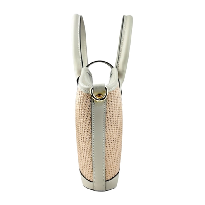 Borsa a mano Cheval Firenze Gaeta Mini Beige