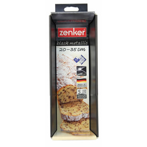 Moule à cake extensible Zenker Black Metallic