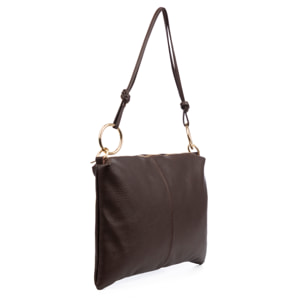 Bellusco Bolso de hombro Mujer. Piel auténtica Dollaro.
