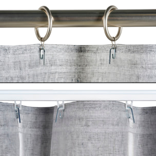 Cortina de cinta LINUM XXL Gris