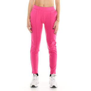 Pantalón de chándal de mujer Leone con costuras verticales Basic