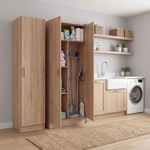 Armario de 2 puertas en roble canadian 73x180 cm Multi Useful 73 Roble