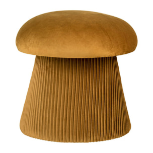 Bobly - pouf - en velours - Ocre