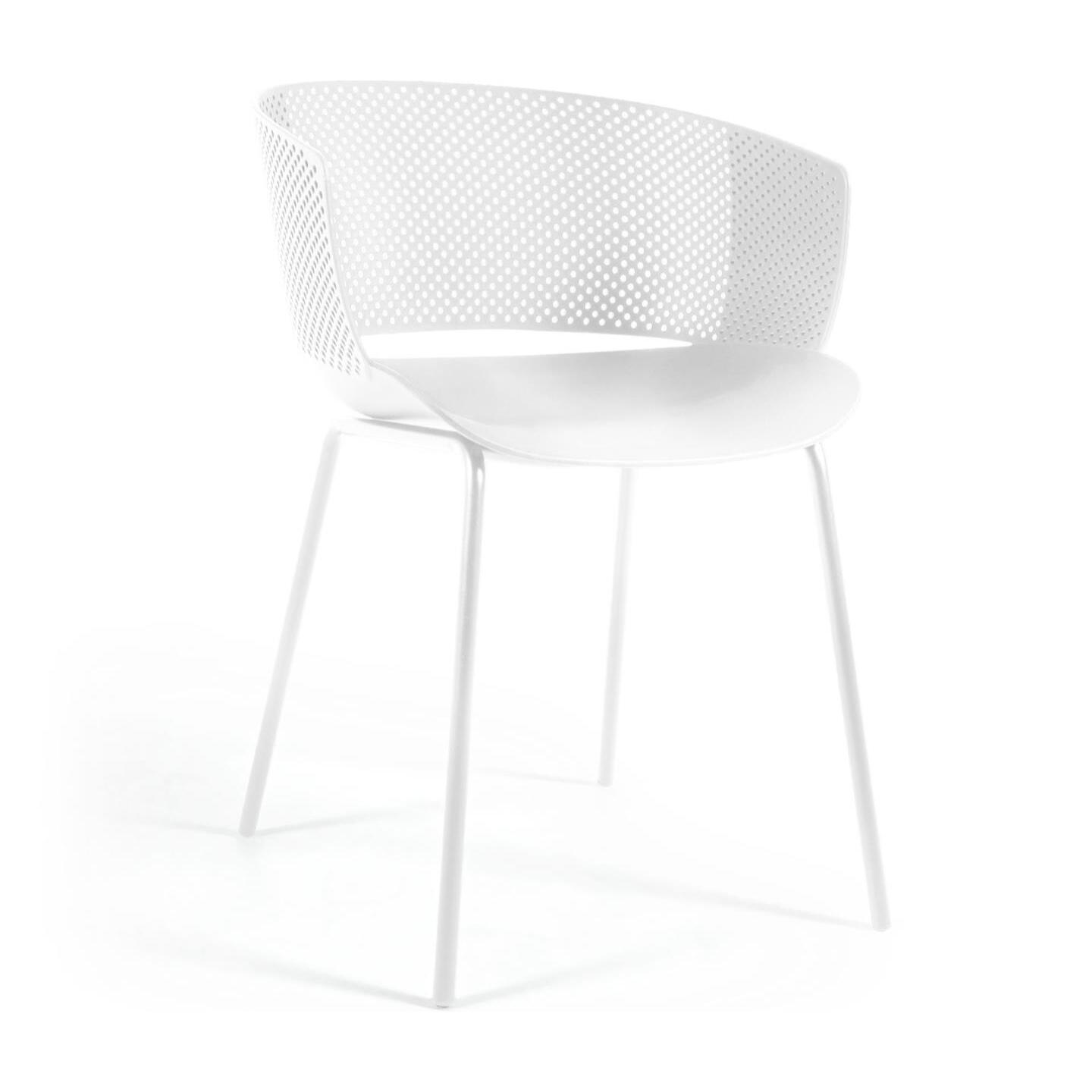 Silla 100% de exterior Yeray blanco