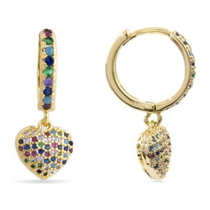 Pendientes Lux by Lux acabadoss en oro 18k