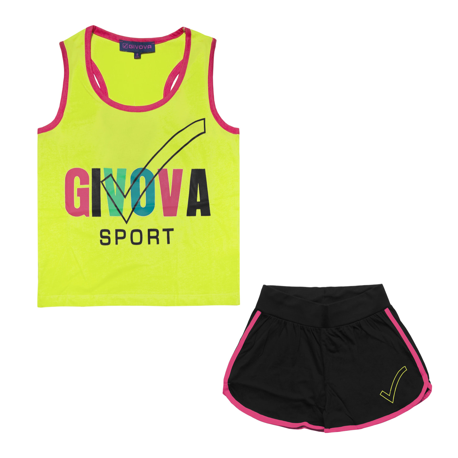 Completo Corto Bimba Ragazza GIVOVA Cotone