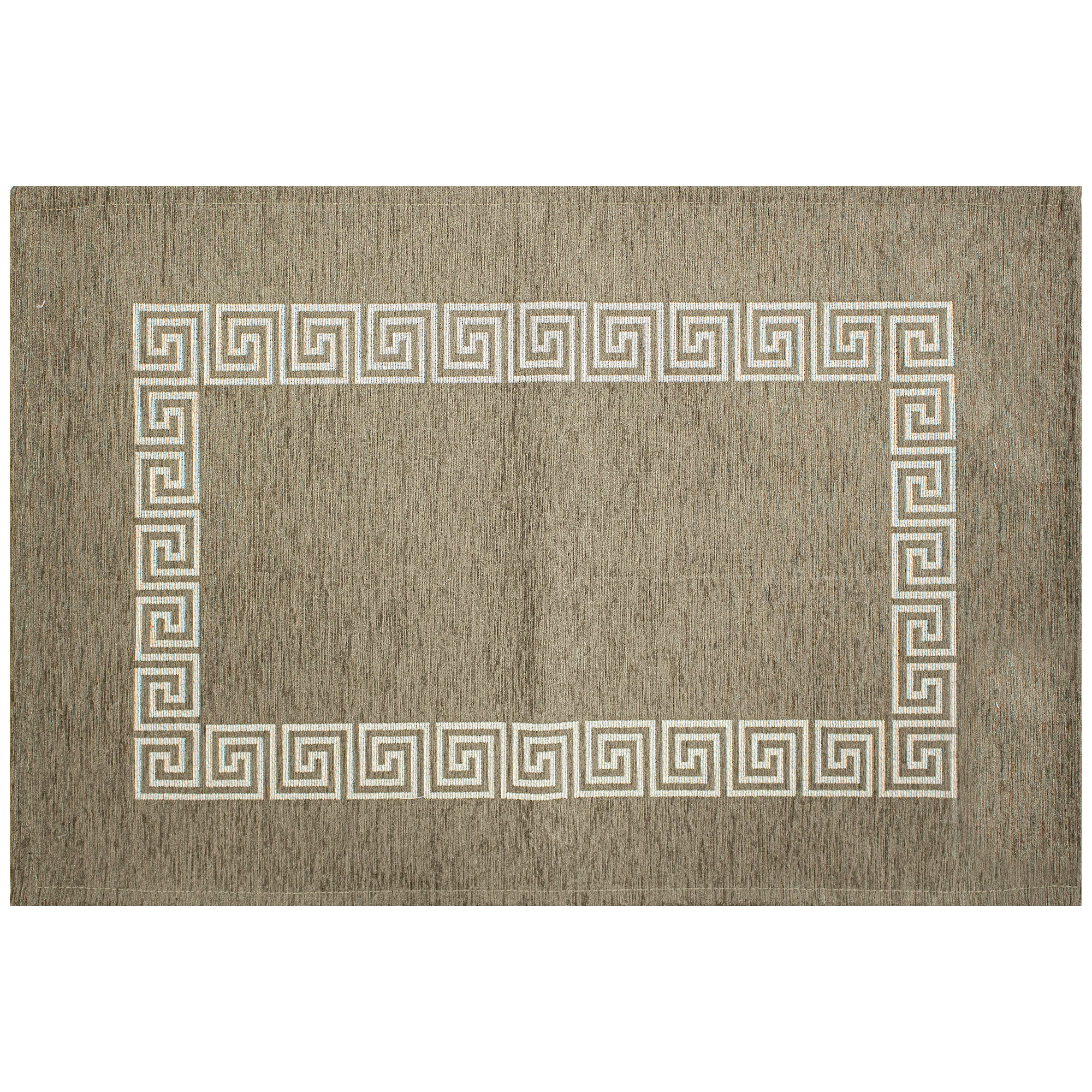 TAPPETO DA CUCINA DIS.CIPRO COL. GRIGIO CALDO 57X240 CM CON ANTISCIVOLO