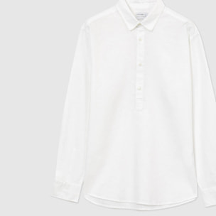 Camicia classica in lino