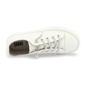 Zapatillas Sneaker para Niña - Shone 292-003 White