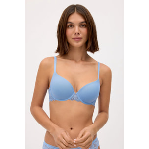 Reggiseno con ferretto e imbottitura Blu