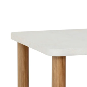 Etagère 5 niveaux Come bois et effet marbre