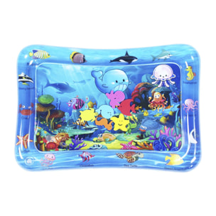 DAM Colchoneta hinchable infantil diseño bajo el mar. 70x50cm. 66x46x10 Cm. Color: Azul