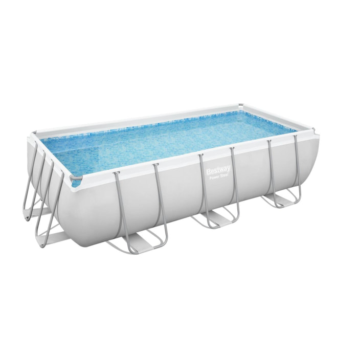 Piscine tubulaire rectangulaire 4,04 x 2,01 x 1 m LUNA