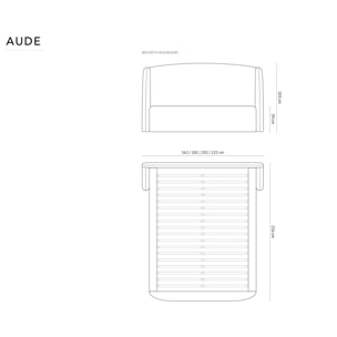 Lit coffre avec tête de lit "Aude" 180x200cm en tissu structurel gris clair froid
