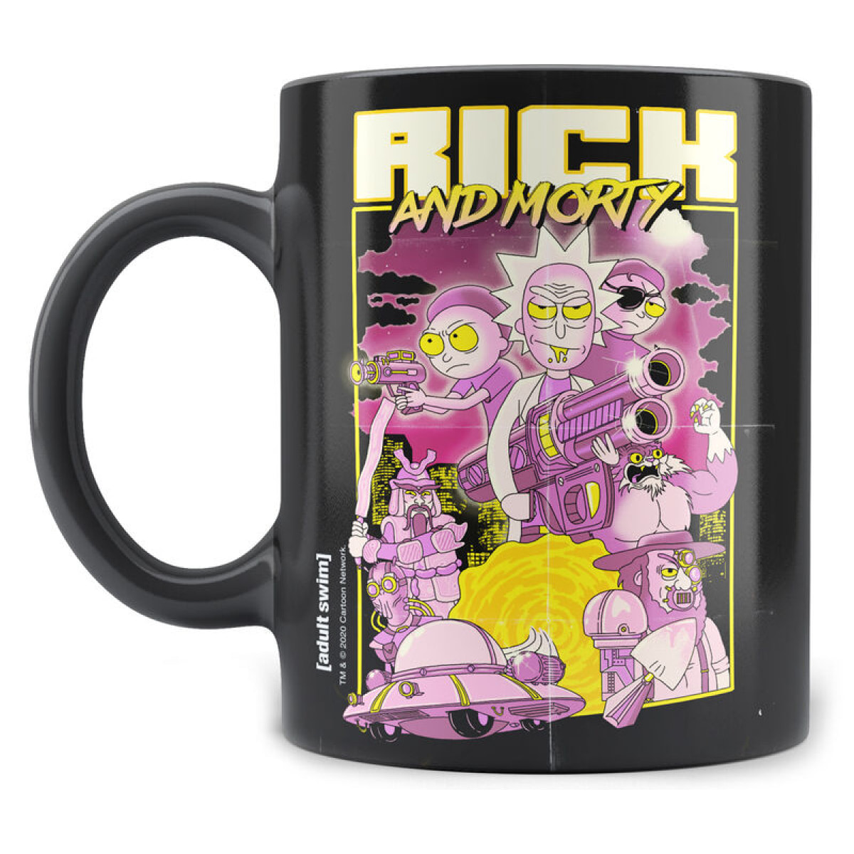 Rick E Morty Retro Poster Tazza sd Toys