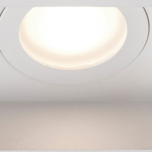 HYDE SQ 2L Lampada incasso bianca quadrata