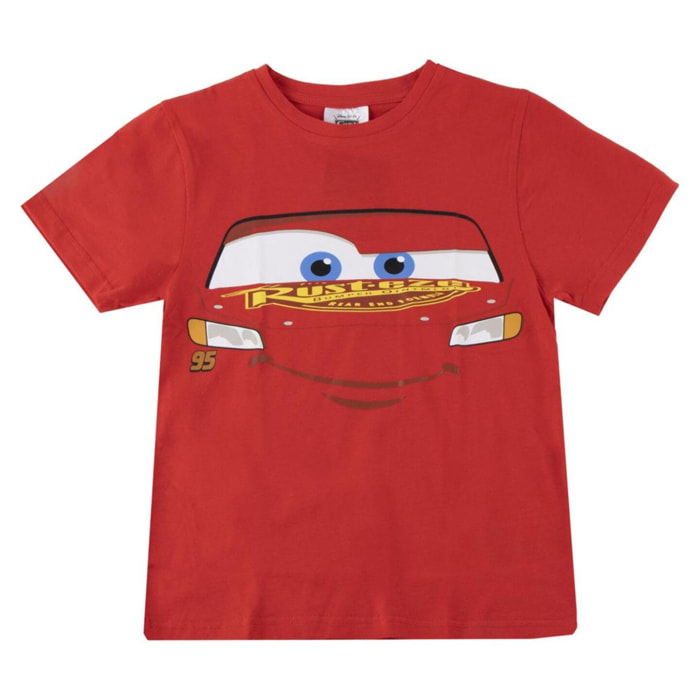 Camiseta Corta Cars - Color Rojo