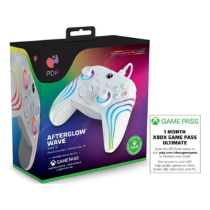 Manette PDP PDP MANETTE FILAIRE XBOX AFTERGLOW BLANC